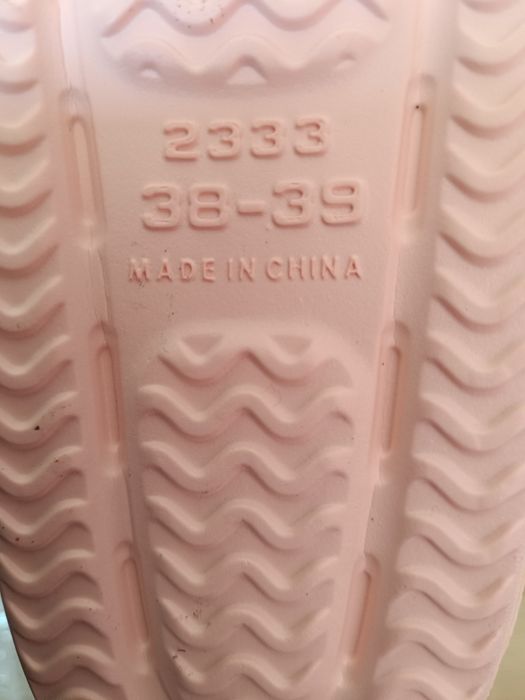 Nowe klapki pudrowy róż 38-39
