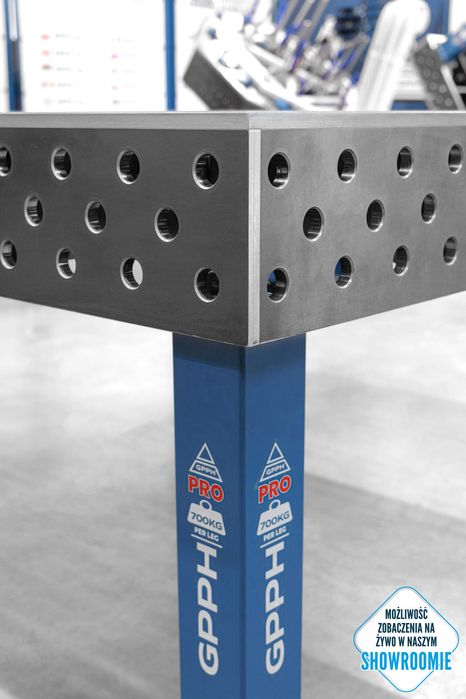 Stół Spawalniczy GPPH PRO 1500x1480 fi28 mm 100x100mm