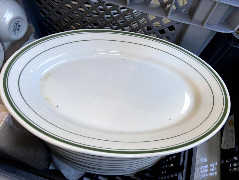 Louça para restauração Tuxton Diner americano tigelas, chávenas