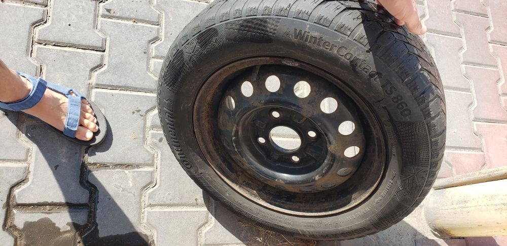 Диск зі сталі з резиною r14, 4х114,3