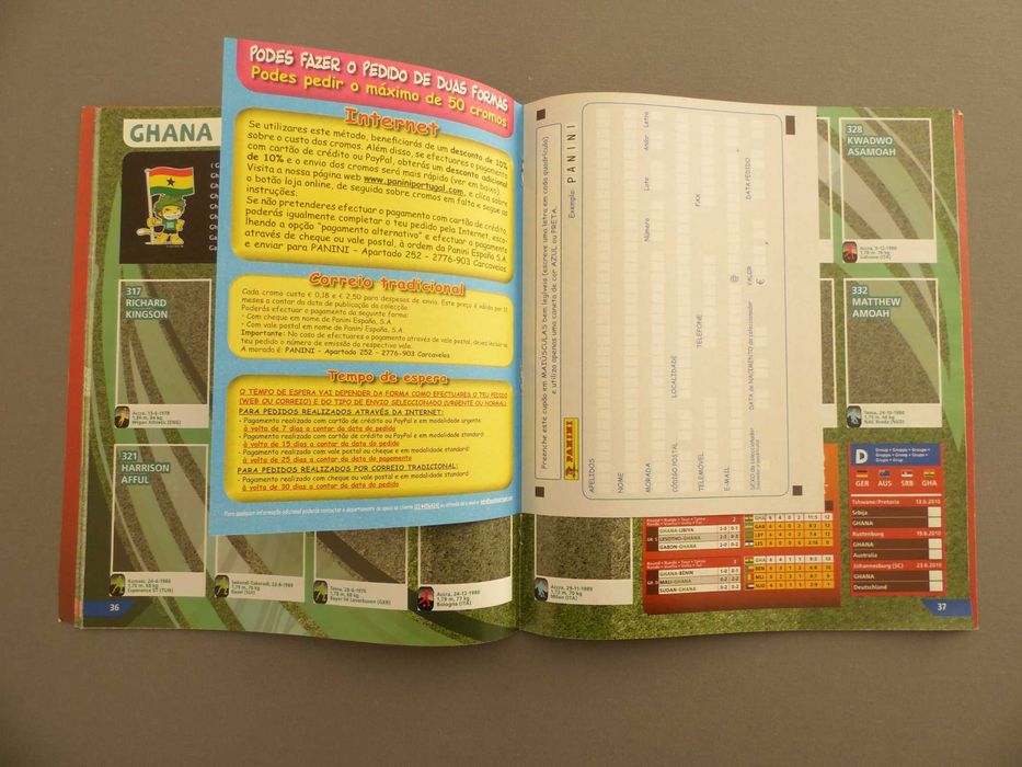 Caderneta Panini Mundial África do Sul 2010