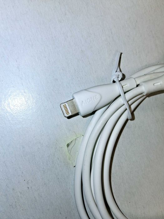 N297 Kabel USB Lightning Do iPhone iPad Przewód Ładowania Aione White
