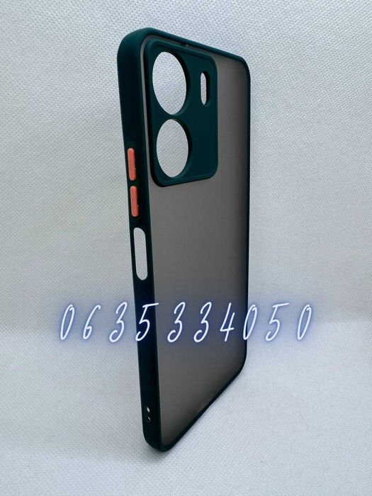 Противоударный матовый чехол для Xiaomi Redmi 13C Poco C65 бампер