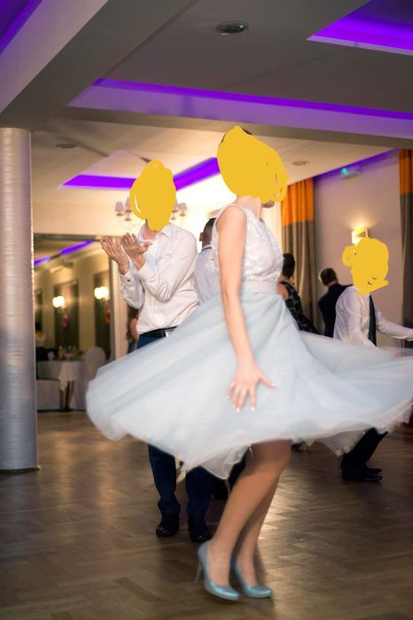 Ekskluzywna suknia studniówkowa z tiulem