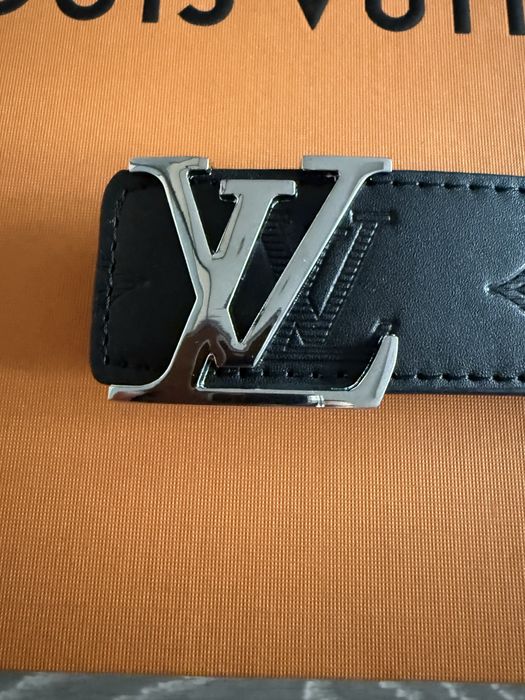 Pasek Louis Vuitton Monogram z srebrną klamrą