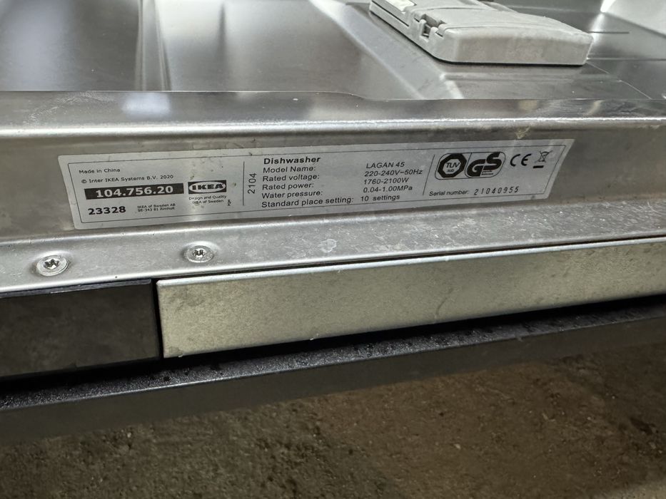 Zmywarka pod zabudowe 45