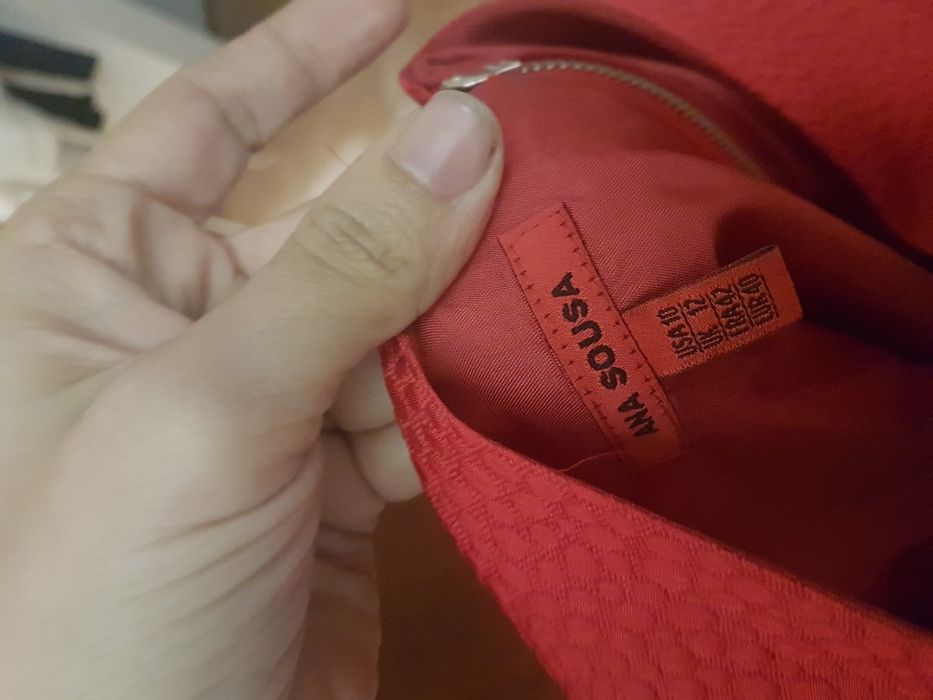Vestido vermelho Ana Sousa