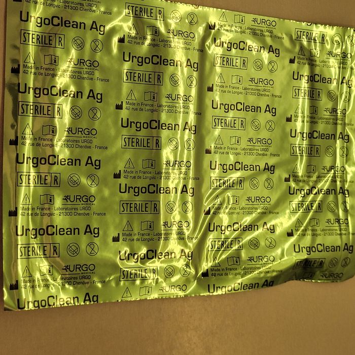 Aquacel Ag+ Extra, UrgoClean Ag Sterile R opatrunki z jonami srebra