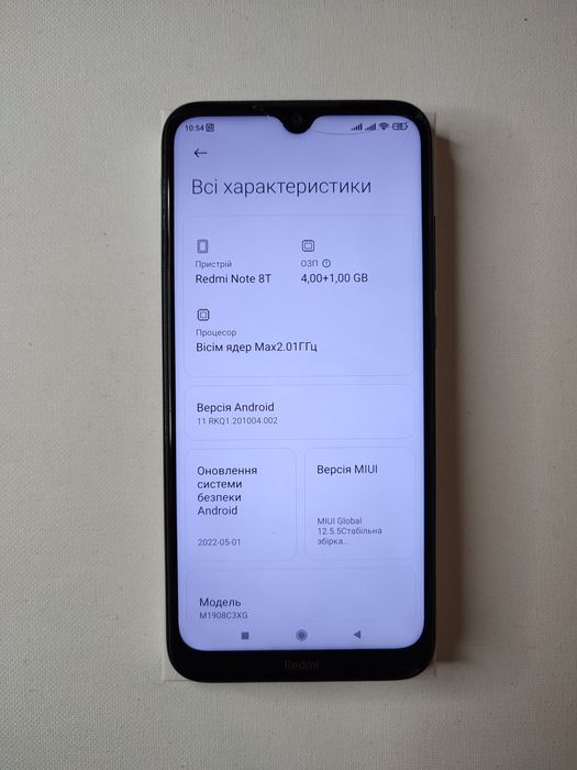 Xiaomi redmi note 8t, 4/64Gb