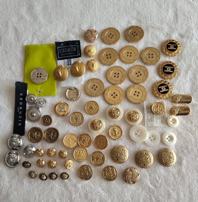 Lote de botões vintage