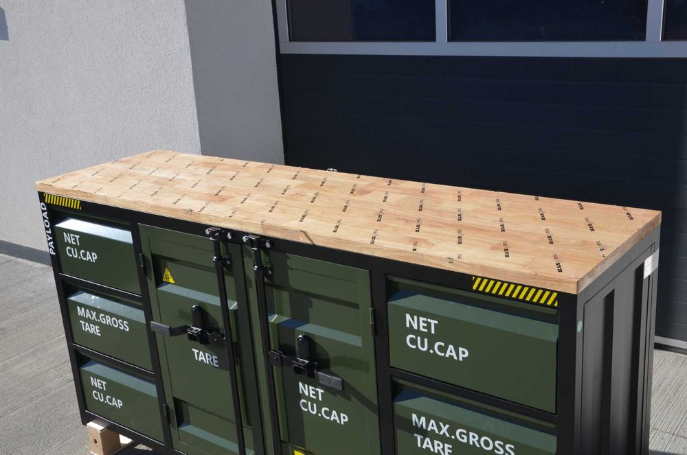 Stól Industrialny Masywny Kontener Industrialy  DLT-6FT