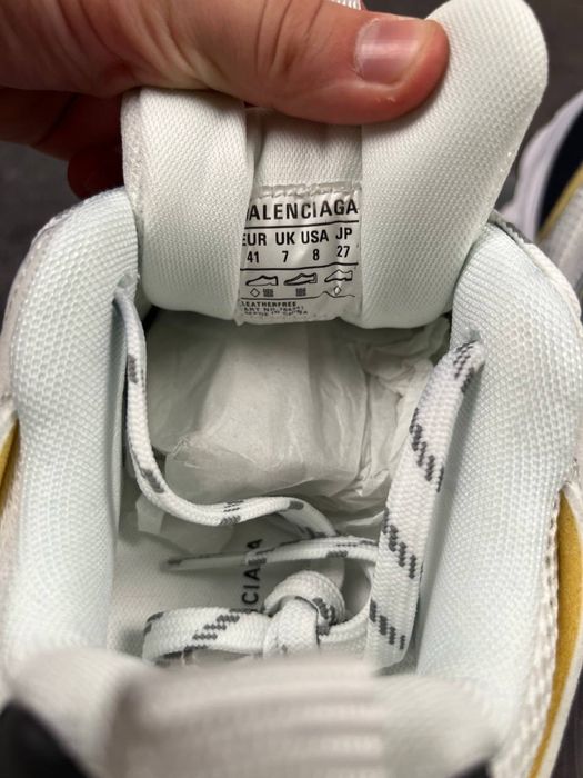 Balenciaga Cargo Sneaker White Grey