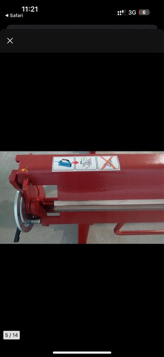 Zaginarka do blachy RED Light gięcie blach z czterech stron