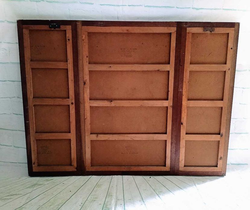 Reprodução enorme painel de São Vicente 171x129cm