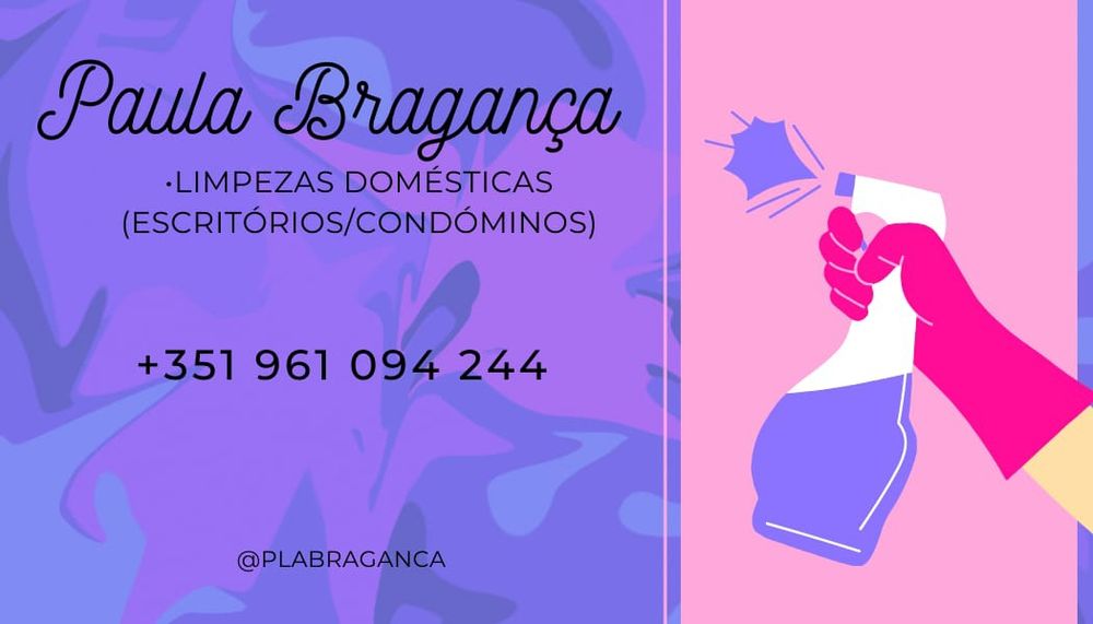 Limpezas domésticas, escritórios e condomínios
