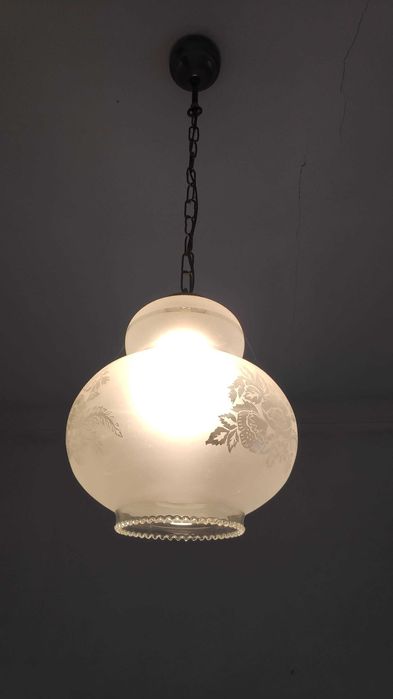 4 Vidros Candeeiros Antigo - Conjunto