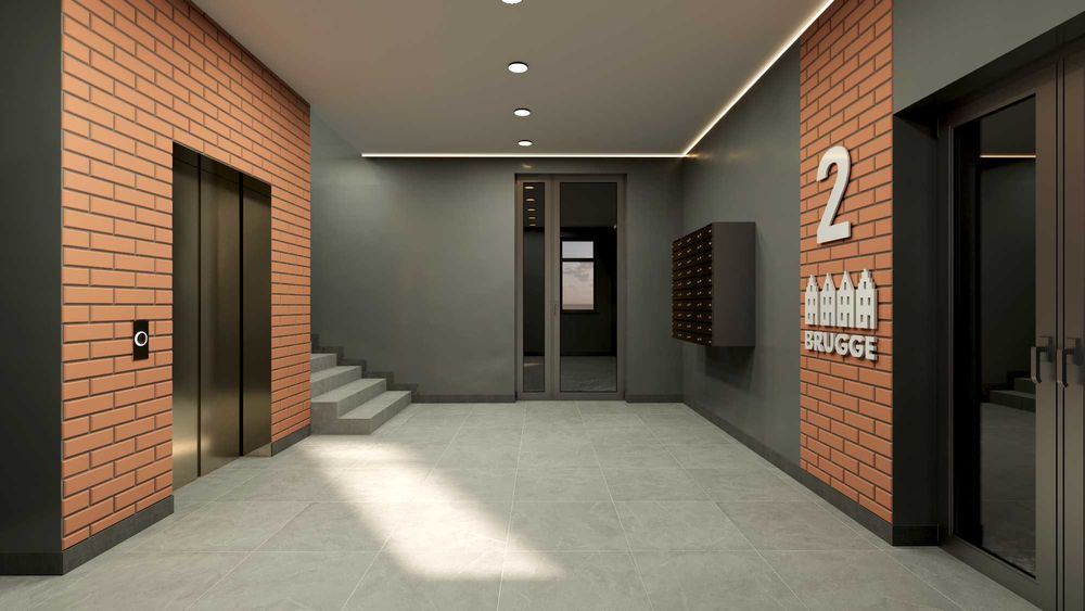 Двокімнатна квартир 59.65 м2 в житловому кварталі Brugge!!!