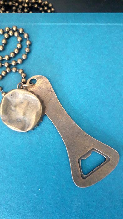 Bottle Opener Necklace Cool Hand Luke Colar Abre Caricas Benfica •