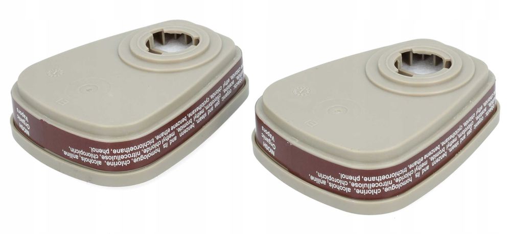 Maska lakiernicza półmaska ochronna 6200 z filtrami