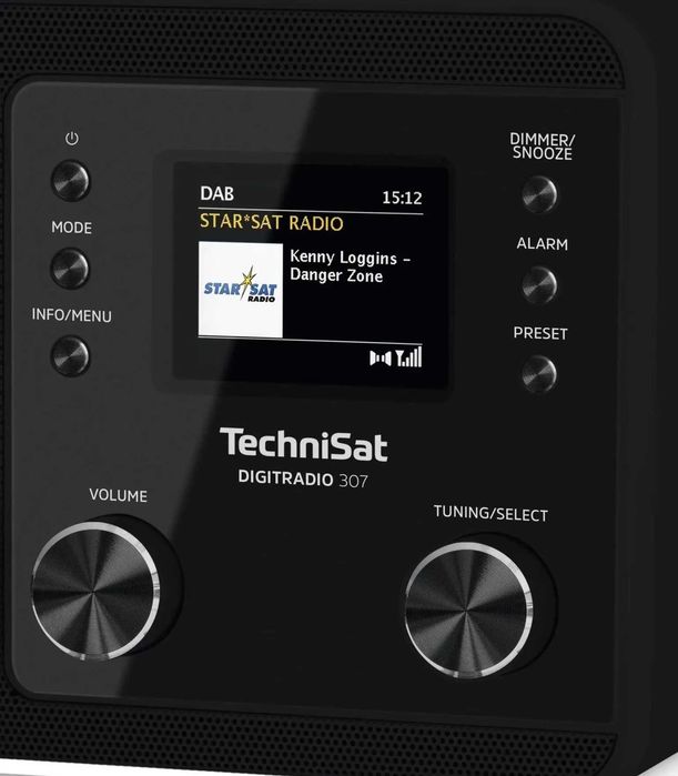 Radio DAB+ FM TechniSat DIGITRADIO 307 AUX BUDZIK Menu PL Zegar -Nowe!