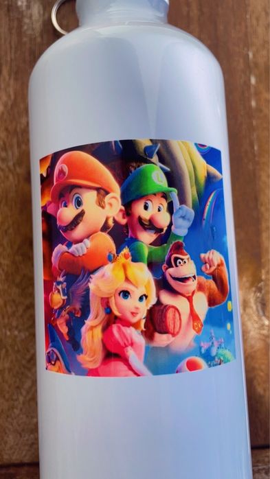 Garrafa de Água de Alumínio do Super Mario