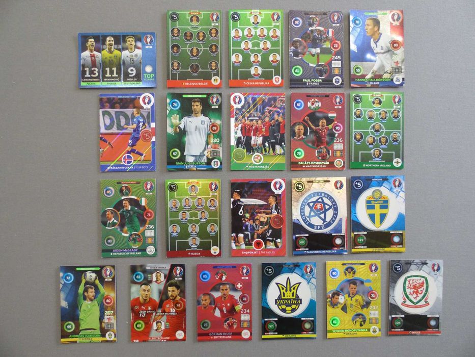 Cartas Uefa Euro 2016 Adrenalyn XL Panini