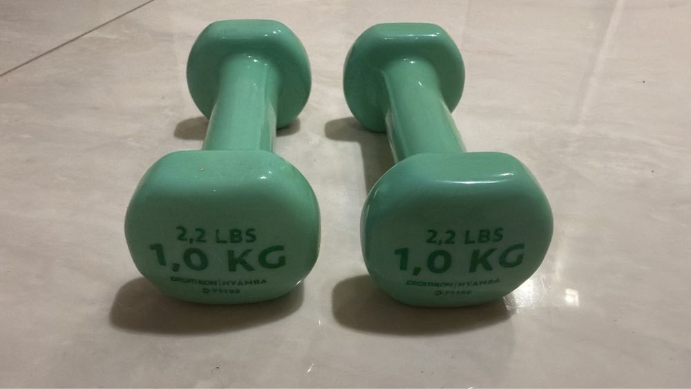 Pesos de 1 kg.