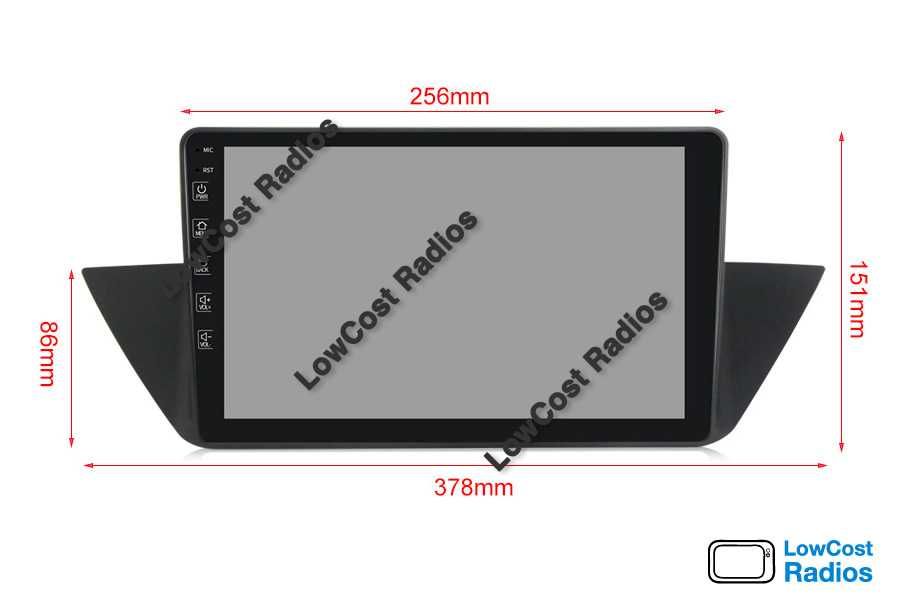 *(NOVO) Auto Rádio GPS ANDROID 15 - 10 Polegadas BMW X1 (E84) | GPS USB APPS WIFI | CARPLAY • ANDROID AUTO