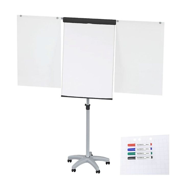 Flipcharts pretos – 3 unidades