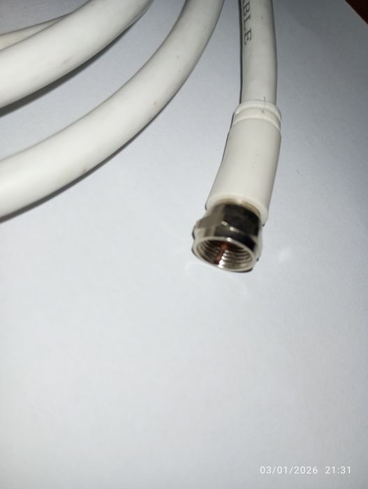 Cabo coaxial RG-6/U - 1,5m