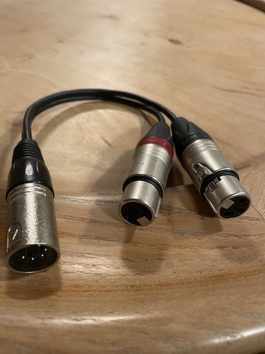 Kabel xlr 5 din na xlr 3 pin