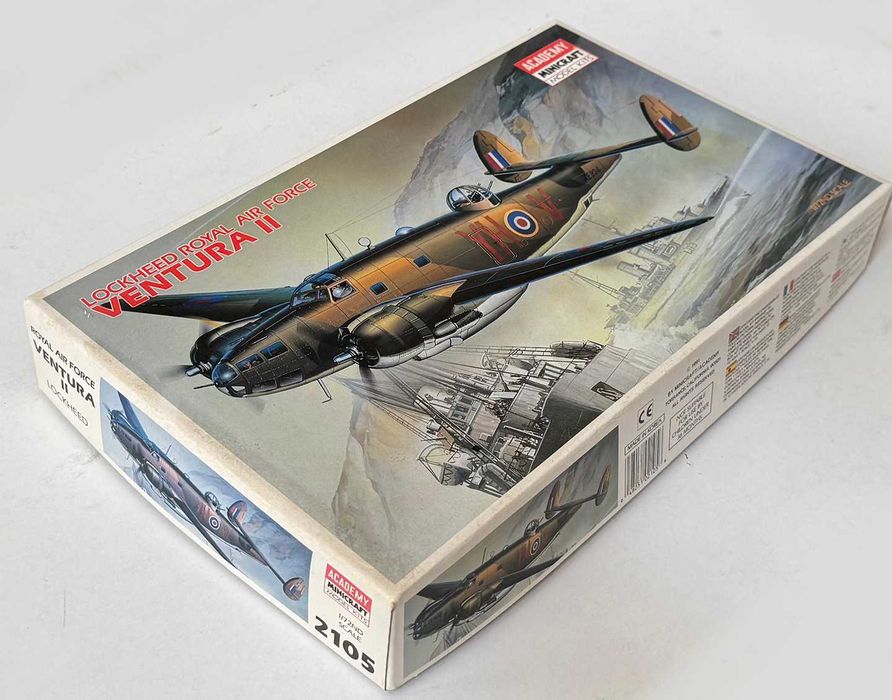Academy_Lockheed Royal Air Force Ventura II. ESc.1:72. Completo e como novo.