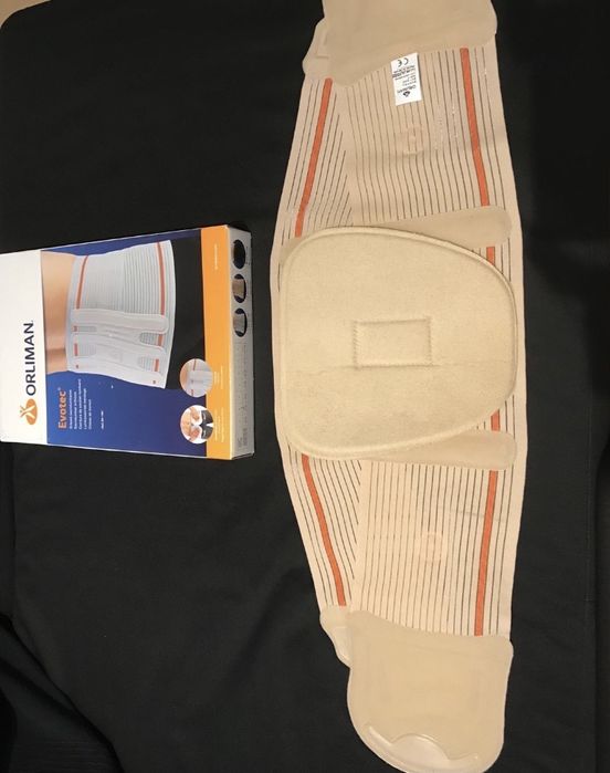 Cinta semi-rígida de suporte lombar evotec