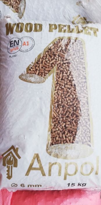 Pellet Anpol 6mm Certyfikat EN plus A1 Dostawa Gratis HDS Winda !!