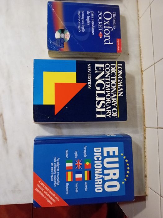 Conjunto de 6 Dicionários Inglês Diversos