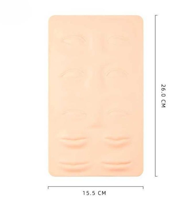 Килимок для тренування тату і перманенту. Штучна шкіра