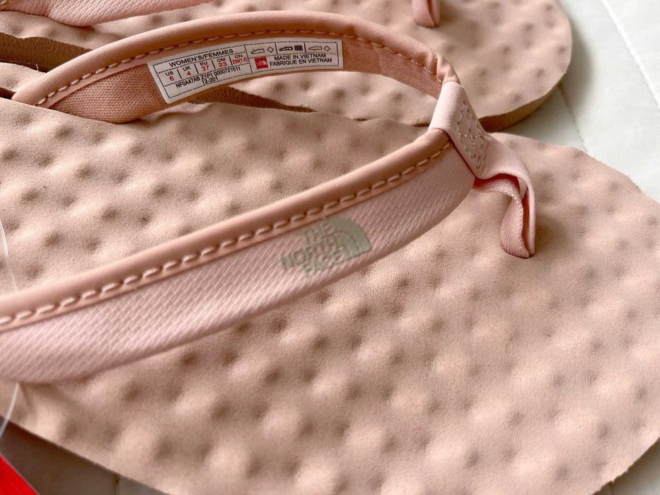 The north face japonki nowe kolor łososiowy roz 37 wkładka 23cm