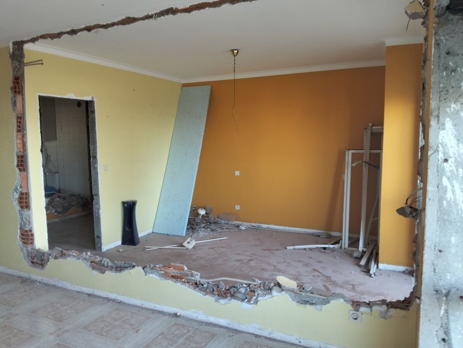 Demolições e recolhas de entulhos