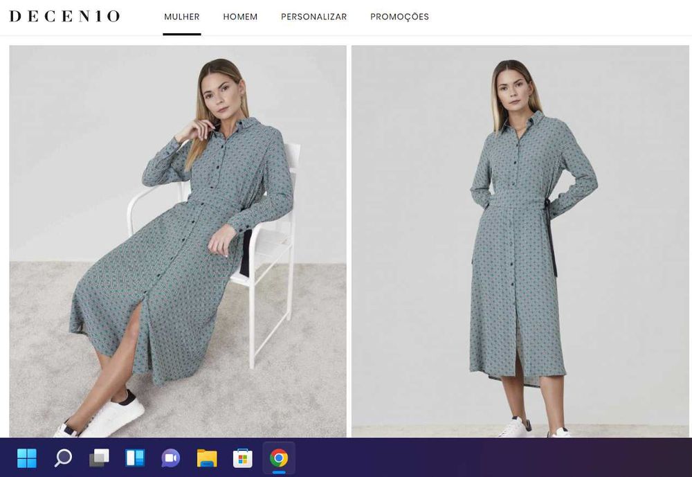 Vestido Camiseiro da DECENIO