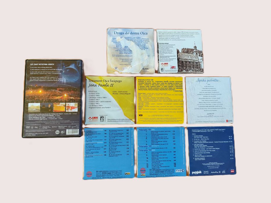Filmy DVD CD VCD Zestaw Jan Paweł II Drugi Filmy Dokumentalne Muzyka