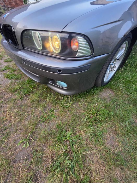 Zderzak Przedni Przód Maska BMW E39 M PAKIET LIFT 472/7 SterlingGrau