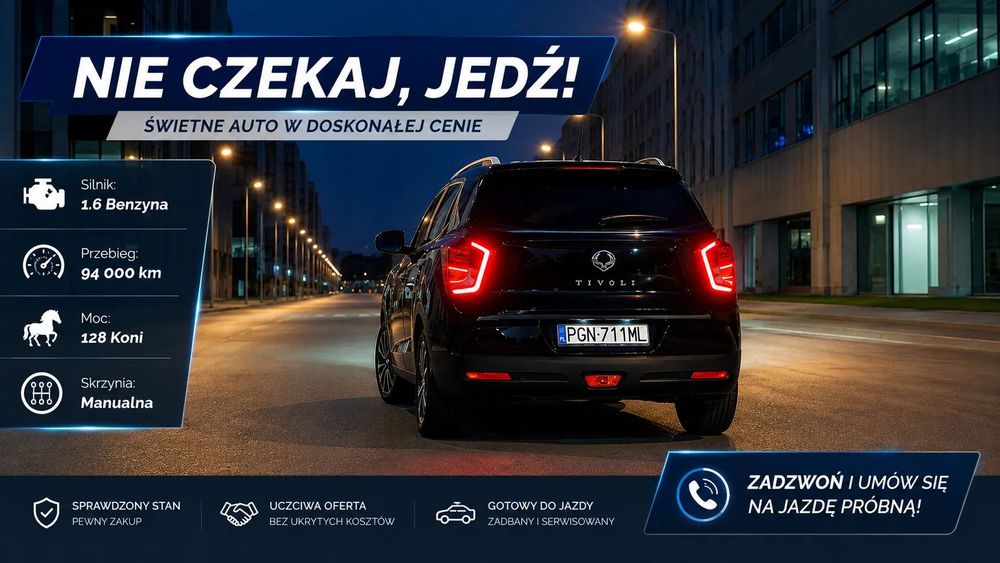 SsangYong/KGM XLV SsangYong 1.6 128KM/87tys km full opcja