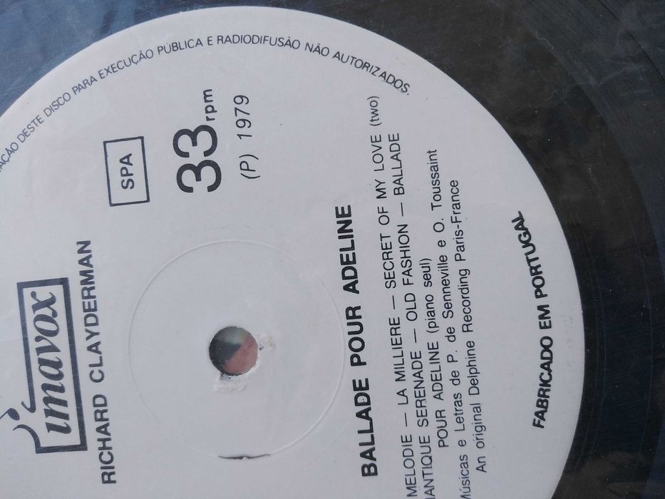 Vinil Richard Clayderman