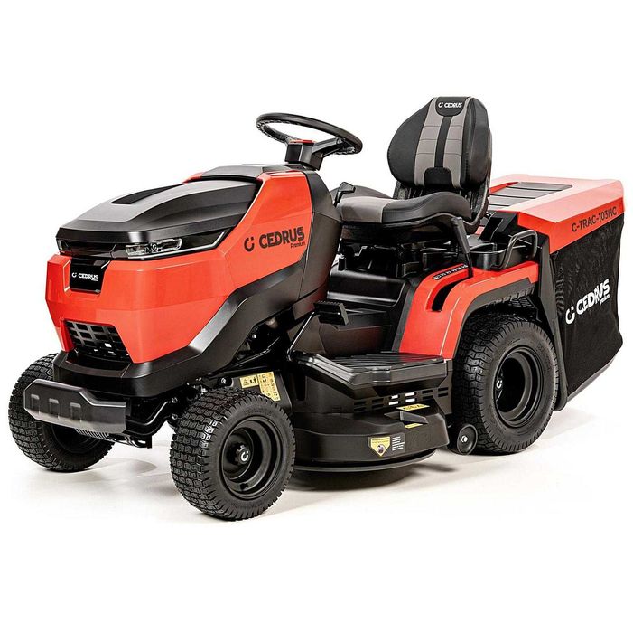 Mocny Traktor Ogrodowy CEDRUS C-TRAC-103HC | Hydrostat | Dwa Cylindry
