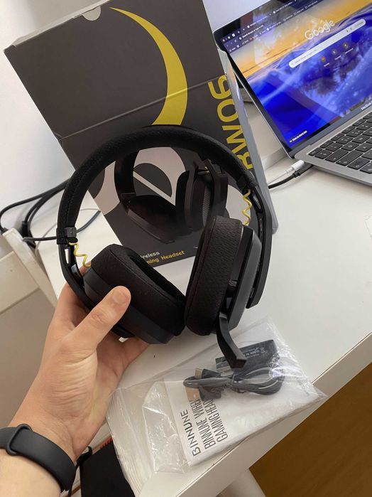 Auscultadores Gaming USB Wireless BINNUNE BW06 (PC / PS4 / PS5)
