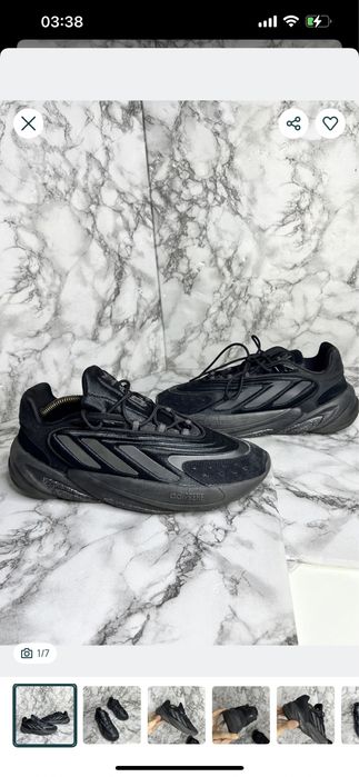 Кроссовки сетка и замша Adidas Ozelia оригинал размер 41 26 см