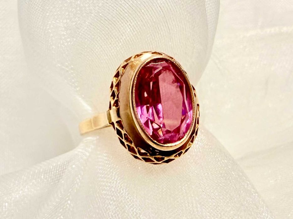 Złoty pierścionek pr. 585 | waga 4,44 g | r. 16 | UŻYWANY |