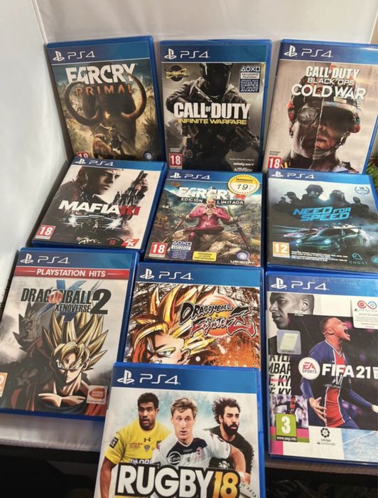 Lote 10 Jogos PS4