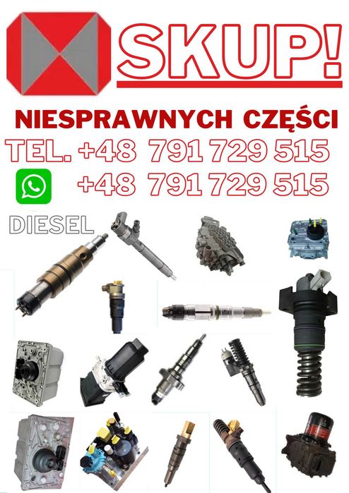 Pozyskam niesprawne wtryskiwacze  SCANIA VOLVO