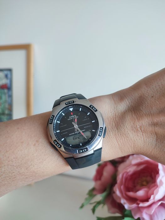 Relógio Casio Wave Ceptor analógico digital